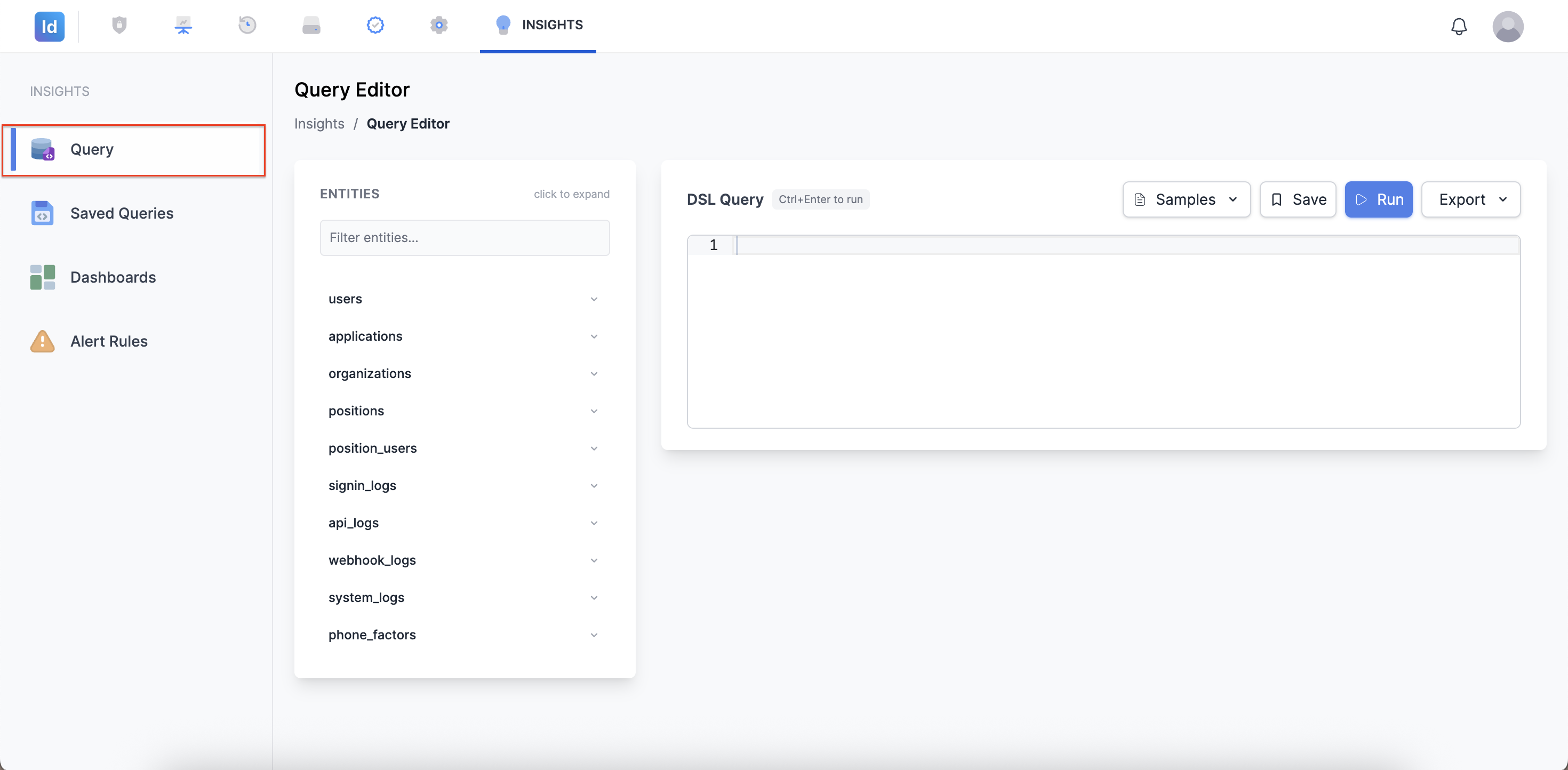 Klik menu Query